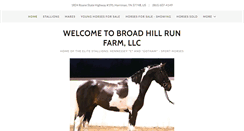 Desktop Screenshot of broadhillrunfarm.com
