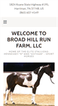 Mobile Screenshot of broadhillrunfarm.com