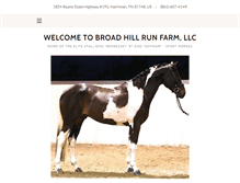 Tablet Screenshot of broadhillrunfarm.com